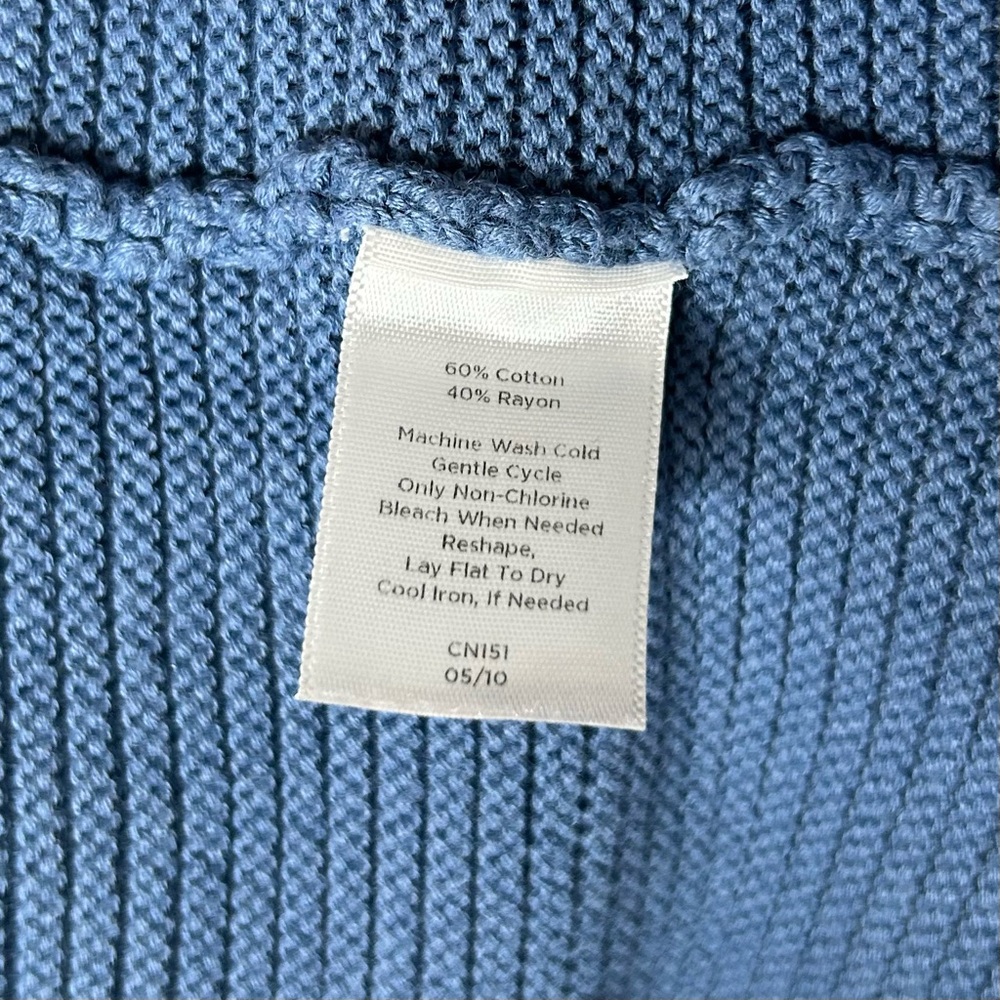 Talbots Petites Ribbed Knit Sweater - Picture 8 of 8